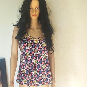 Boden Embellished Print Tank Top